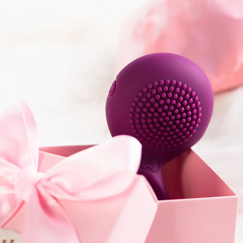 Фиолетовое перезаряжаемое эрекционное виброкольцо Svakom Tyler SRING-01-VLT