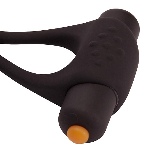 Вибролассо чёрного цвета для пениса Pornhub Vibrating Tighten Up Ring 94851