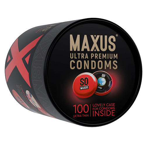 Ультратонкие презервативы в кейсе Maxus So Much Sex №100 (100 шт)