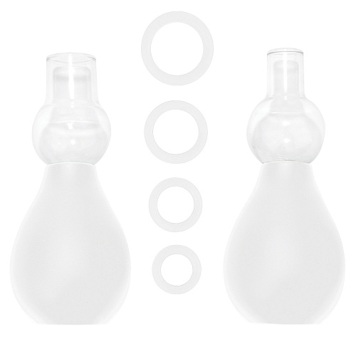 Белый набор для стимуляции груди Shots Media BV OU056WHT