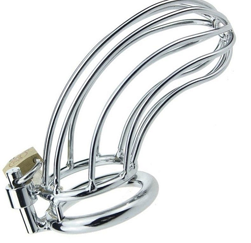 Стальной пояс верности на замочке Vandersex SM500