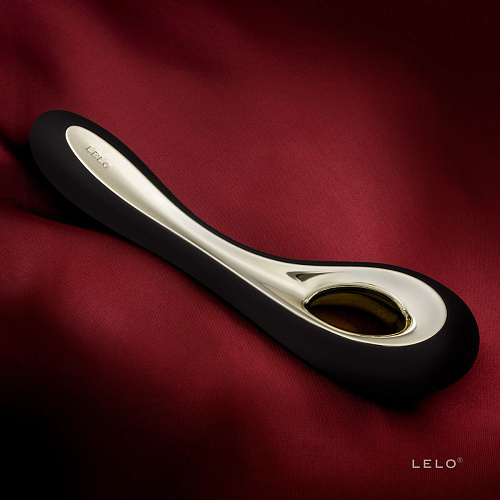Чёрный вибратор Lelo Isla Black LEL1563 (22 см)