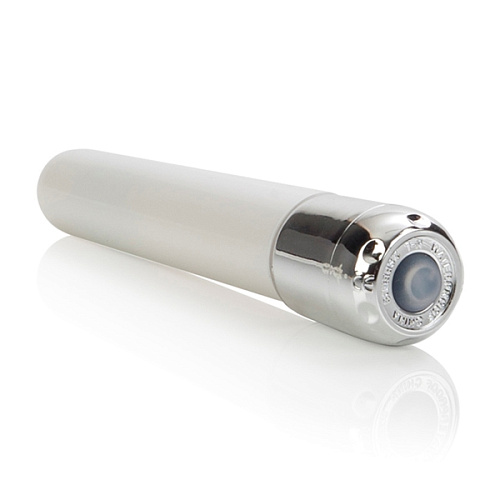 Голубой вибратор с ручкой-кольцом California Exotic Novelties Posh Silicone O Probes SE-2107-05-3 (15 см)