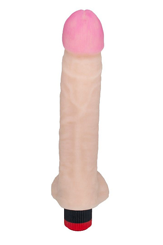 Реалистичный по форме и на ощупь вибратор телесного цвета LOVETOY (А-Полимер) 803200 (24 см)
