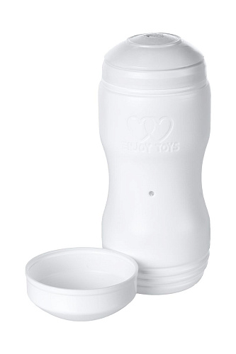 Нереалистичный мастурбатор белого цвета Enjoy toys MATTARI SOFT ET-01