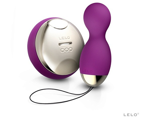 Лиловые вагинальные шарики с ДУ Lelo Hula Beads Deep Rose LEL7534