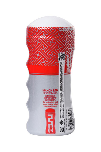 Мультирельефный мастурбатор белого цвета Men sMax Colors Branch Red MM-36