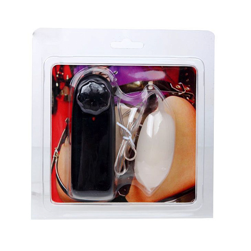 Виброяйцо с хвостиком и пультом управления телесного цвета Baile BI-014027-1002