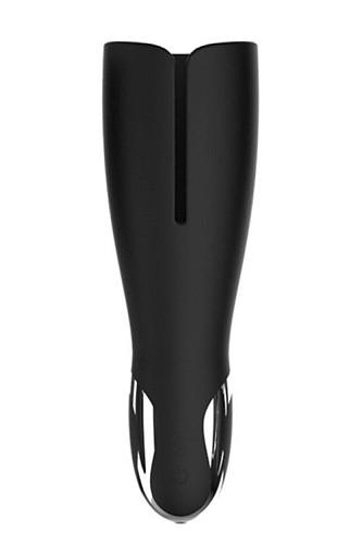 Чёрный мастурбатор Tonga NAGHI NO.44 RECHARGEABLE MASTURBATOR 530044