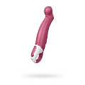 Светло-бордовый вибратор с загнутым кончиком Satisfyer Vibes Petting Hippo EE73-874-1017 (22,9 см)