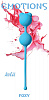 Нежно-голубые вагинальные шарики Lola toys Emotions Foxy 4001-03