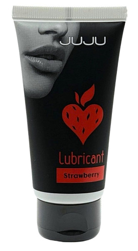 Съедобный лубрикант со вкусом клубники JuJu 7098JU (50 мл)