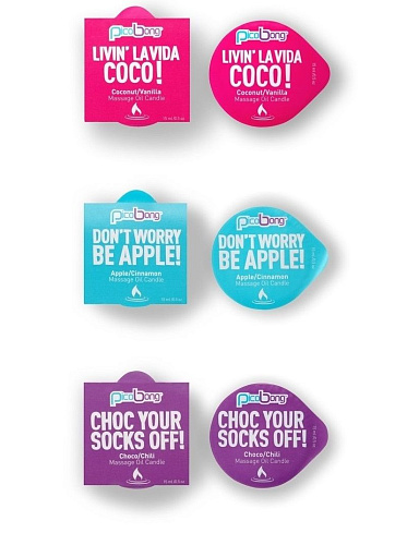 Набор из 3 массажных свечей PicoBong Variety PB7052