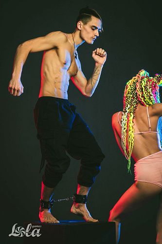 Чёрные поножи Lola toys Amazea 1106-01lola