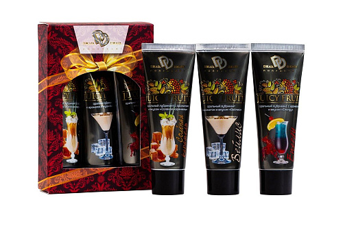 Подарочный набор ароматизированных интимных гель-смазок БиоМед BMN-0100