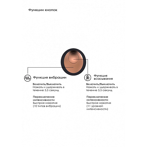 Чёрный клиторальный вакуум-волновой массажёр Irresistible Invincible IRR003BLK