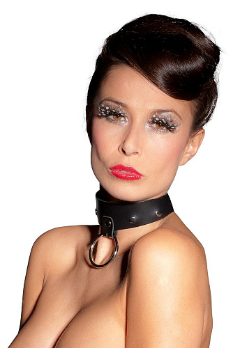 Чёрный ошейник Orion ZADO Leather Collar 0255696