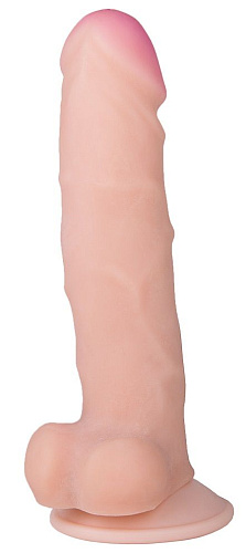 Телесный реалистичный фаллоимитатор с присоской Сумерки богов №76 3201-76 BX DD (17 см)