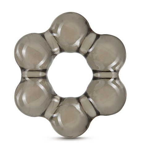 Дымчатое эрекционное кольцо Blush Novelties Stay Hard Thick Bead Cock Ring BL-00365