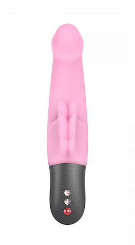 Розовый вибратор с клиторальными крылышками Fun Factory Wicked Wings 07038 (19,8 см)