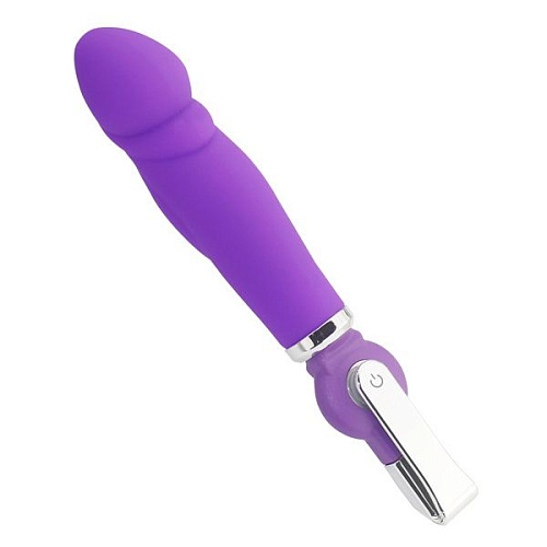 Фиолетовый вибратор Howells ALICE 20-Function Penis Vibe 55202purple (17,5 см)