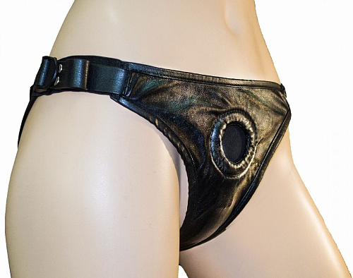 Трусики харнесс премиум класса с 2 телесными насадками LOVETOY (А-Полимер) WOMAN CUBA 313703