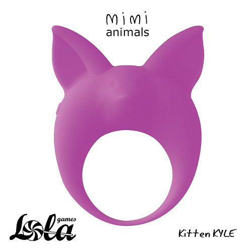 Фиолетовое эрекционное кольцо Lola toys Kitten Kyle 7000-11lola