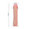 Телесный фаллоимитатор на присоске Baile The Big Penis BW-007012C (26,8 см)