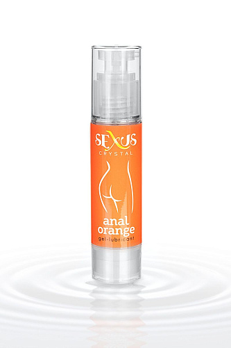 Анальная гель-смазка с ароматом апельсина Sexus Crystal Orange Anal  817023