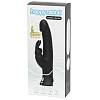 Чёрный вибратор-кролик Happy Rabbit Realistic Rechargeable Rabbit Vibrator 71504 (25,4 см)