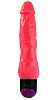 Тёмно-розовый вибратор реалистичной формы Baile BW-006081R-0101 (23,5 см)
