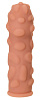 Телесная насадка на фаллос с крупными бугорками KOKOS Extreme Sleeve 011 L-size ES.011-L (16,4 см)