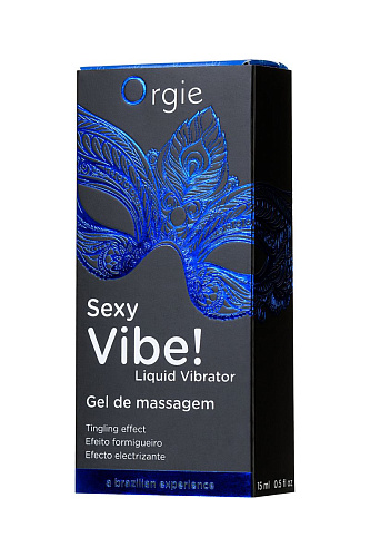 Гель для массажа с эффектом вибрации ORGIE Sexy Vibe Liquid Vibrator 21197