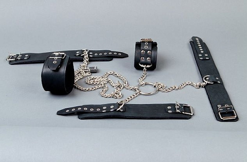 Бондажный комплект для одновременной фиксации рук и ног Подиум Р54