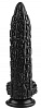 Чёрный фантазийный фаллоимитатор Сумерки богов «Дикая кукуруза» 1015-19 BX DD (21 см)
