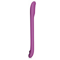 Плоский фиолетовый гнущийся вибромассажёр NS Novelties Serenity NSN-0204-15 (20,3 см)