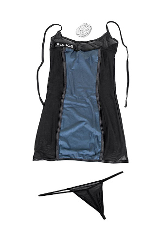 Надувная кукла телесного цвета  «Полисвумен» с реалистичной головой ToyFa 117018