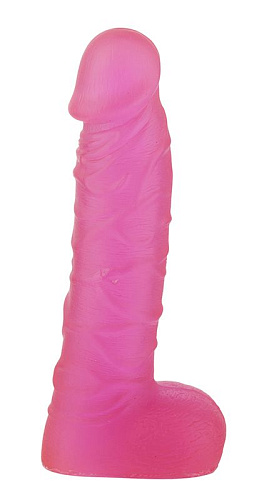 Розовый фаллоимитатор Dream Toys XSKIN 7 PVC DONG TRANSPARENT PINK 20594