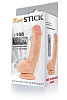 Реалистичный мультискоростной вибратор телесного цвета ToyFa RealStick #108 961008 (17 см)