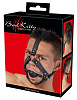 Чёрный кляп-намордник с фиксацией на голову Orion Head Harness 2492156 1001