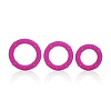Набор розовых эрекционных колец California Exotic Novelties Posh Silicone Love Rings SE-1369-10-3