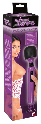 Чёрно-фиолетовый клиторальный вибромассажёр Orion My Secret Love 0579491