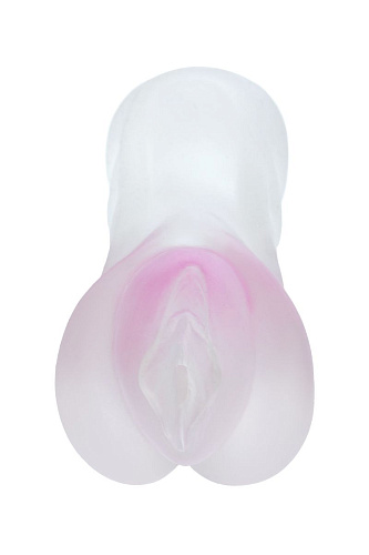 Прозрачный реалистичный мастурбатор ToyFa Juicy Pussy Crystal Rose 894001