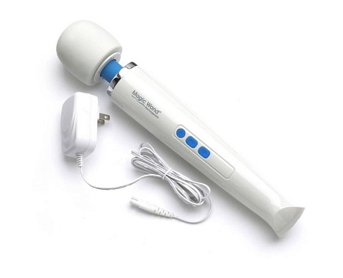 Беспроводной вибромассажер белого цвета Hitachi Magic Magic Wand Rechargeable HV-270