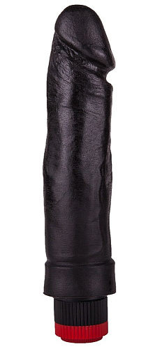 Чёрный вибратор-реалистик с чётко очерченной головкой LOVETOY (А-Полимер) 417000 (20,5 см)