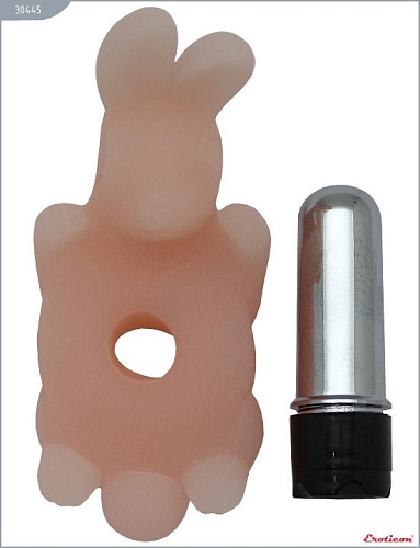 Телесное эрекционное виброкольцо «Моя прелесть» Eroticon 30445