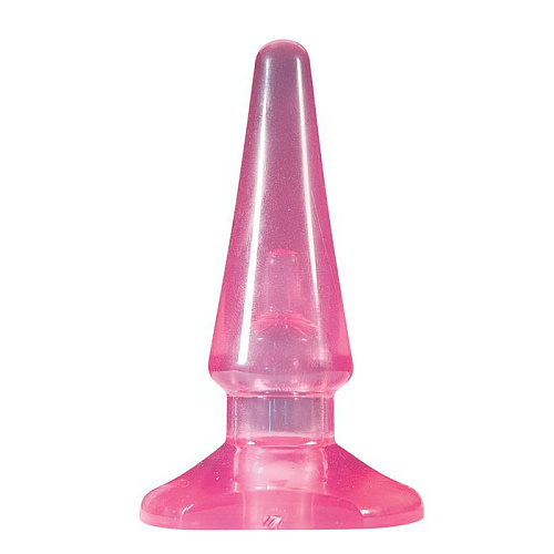 Розовая анальная пробка с вибропулей Toy Joy Passion Plug 3006009429 (10,5 см)