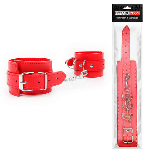 Красные поножи на регулируемых пряжках с карабином Bior toys NTB-80562