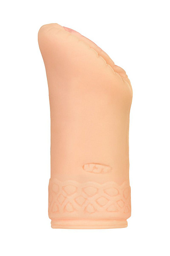 Тугой фигурный мастурбатор-вагина телесного цвета ToyFa 893009