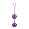 Фиолетовые вагинальные шарики в силиконовой оболочке Seven Creations Weighted Kegel Balls F0135P90P